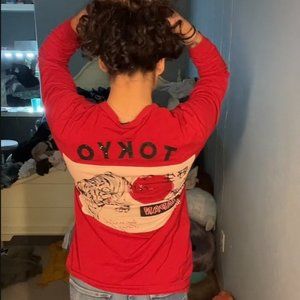 🦋 tokyo girl top red 🦋